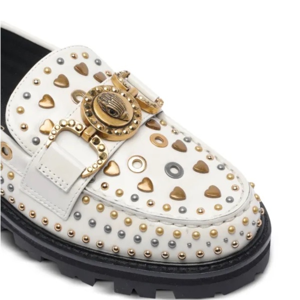 Kurt Geiger London Mansion Stud embellished loafers - Picture 2 of 12